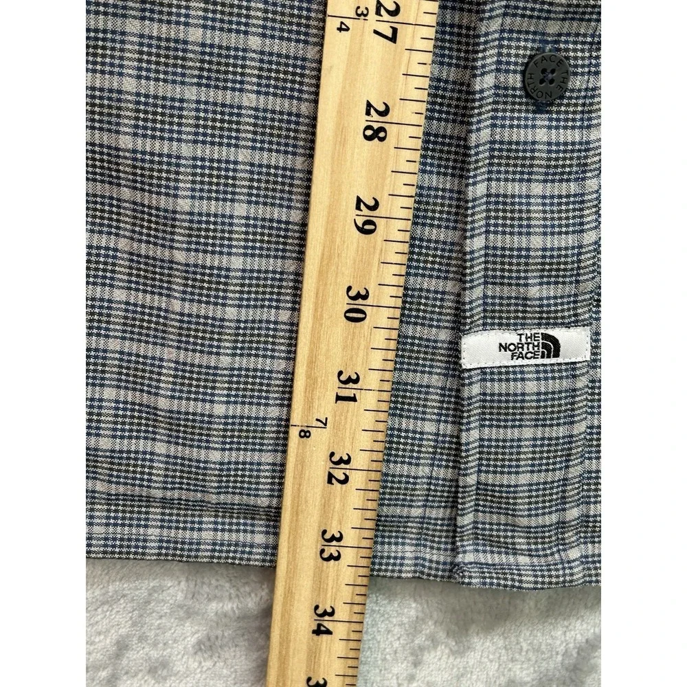 The North Face Shirt Sz XL Mens Button-Up Traverse Plaid Hiking Outdoor Camping